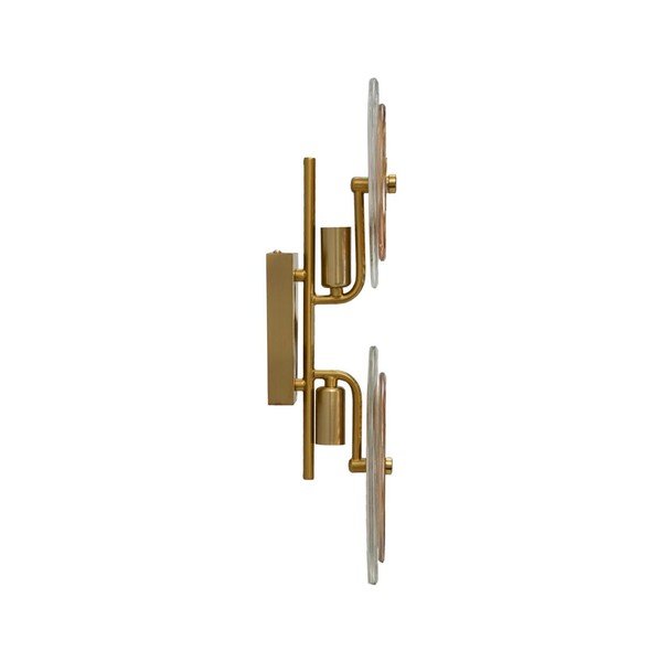 Lampada da parete dorata in vetro Venice – Mauro Ferretti-image-2