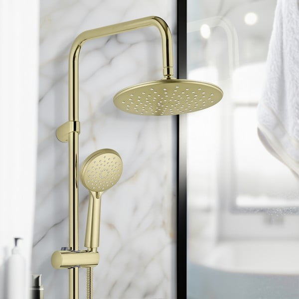 Set per doccia oro opaco in acciaio inox 101 cm Young Line – Wenko-image-2