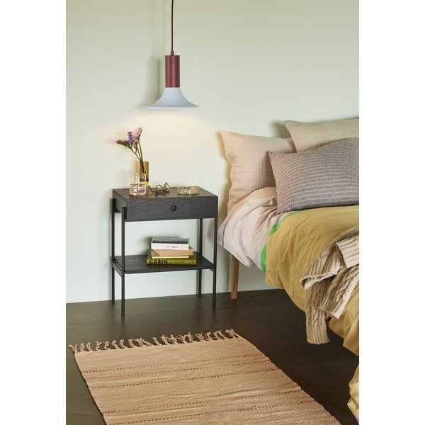 Lampadario burgundy/azzurro in metallo con intensità regolabile ø 25 cm Luminary – Hübsch-image-1