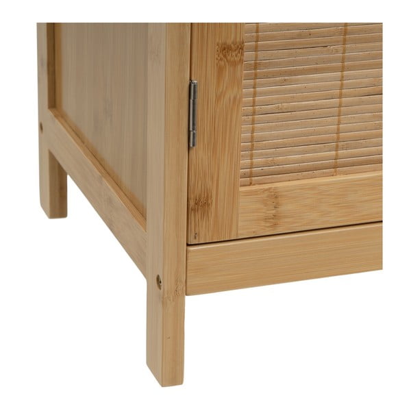 Mobile in bambù sotto il lavabo in colore naturale 63x60 cm - Casa Selección-image-4