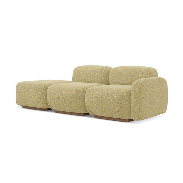 Chaise lounge componibile gialla (con penisola a destra) Ailani – Makamii-image-2