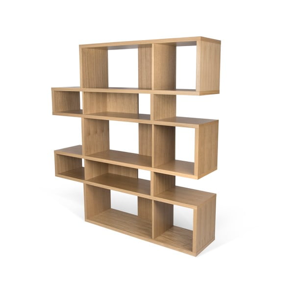 Libreria in rovere decorato, 34 x 160 cm London - TemaHome-image-3