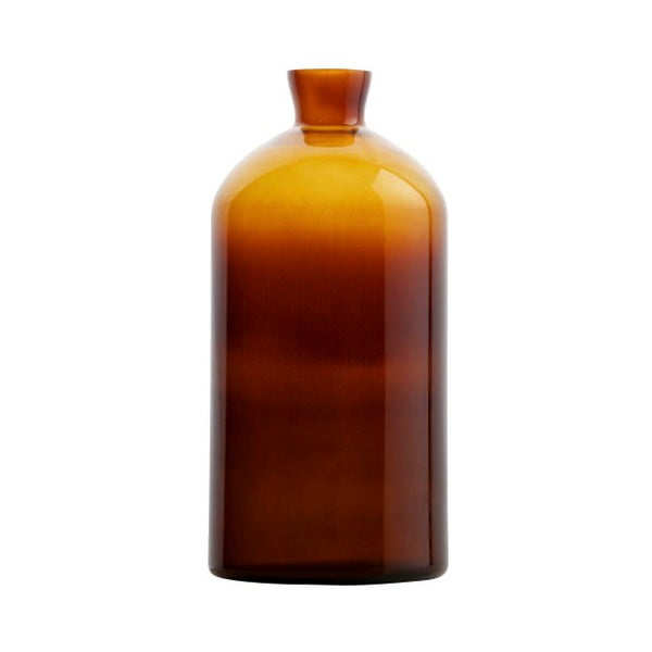 Vaso in vetro arancione scuro Chimica, altezza 40 cm - BePureHome
