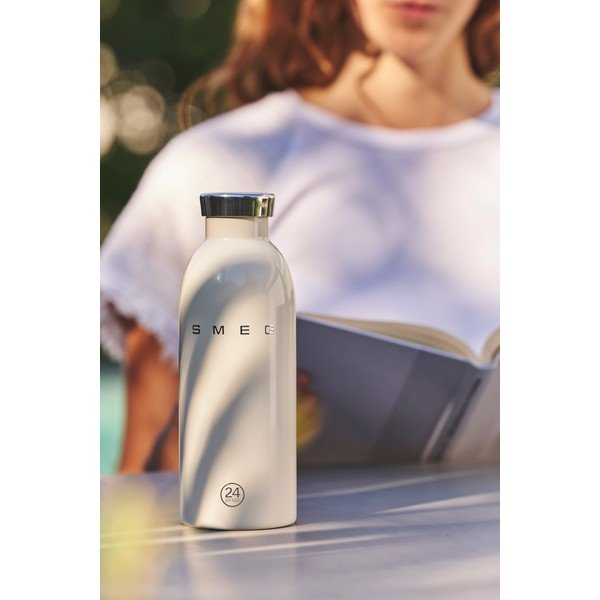 Bottiglia termica color crema in acciaio inox 500 ml 24BOTTLES – SMEG-image-1