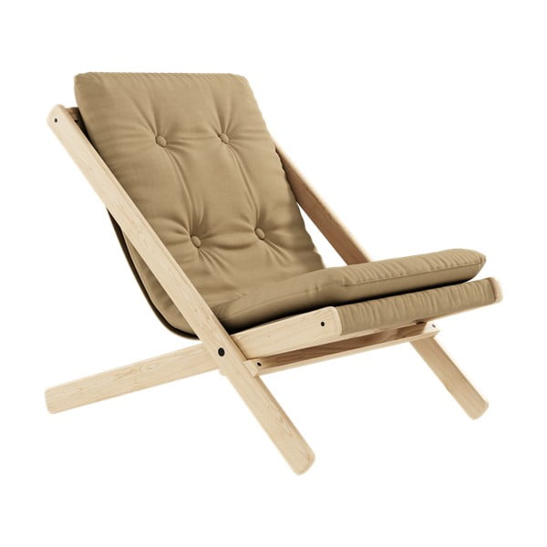 Sedia pieghevole Raw/Wheat Beige Boogie - Karup Design