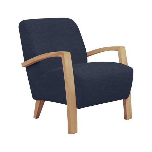 Tmavě modré křeslo Windsor & Co Sofas Luna