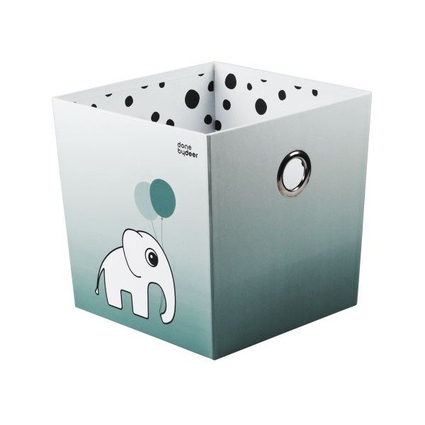 Úložný box Happy Dots, modrý