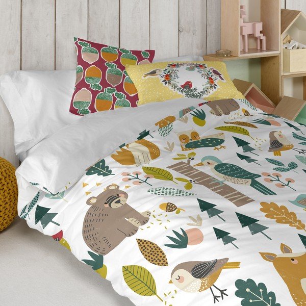 Federa reversibile in cotone, 50 x 30 cm Harvestwood - Moshi Moshi-image-3