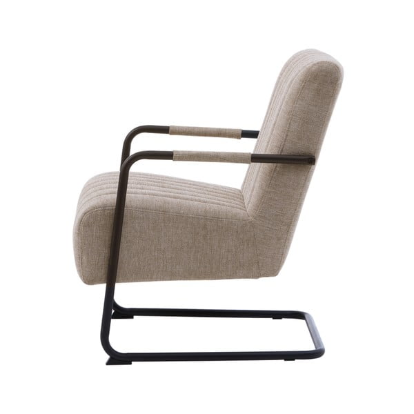 Poltrona beige Trout - Unique Furniture-image-3