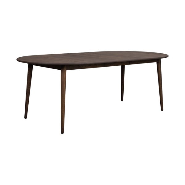 Tavolo da pranzo pieghevole in rovere marrone scuro 105x170 cm Tyler - Rowico-image-3