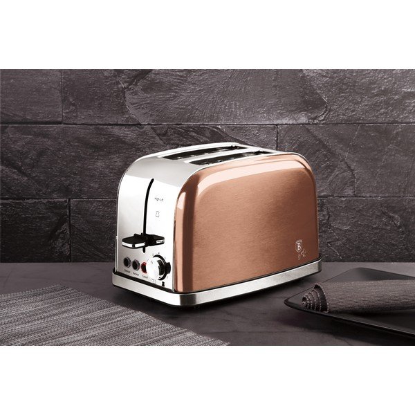 Tostapane beige Rosegold Metallic Line - BerlingerHaus-image-1