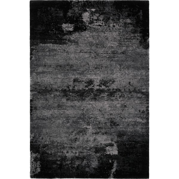 Tappeto in lana grigio scuro 160x240 cm Bran - Agnella