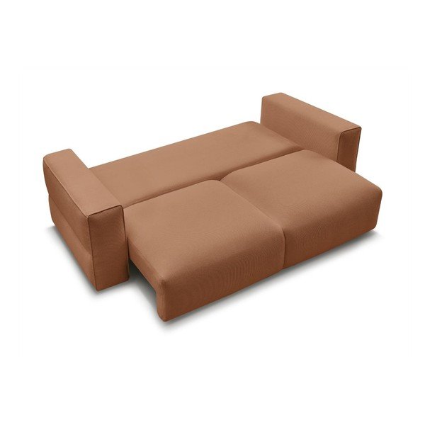 Divano arancione allungabile/con contenitore 265 cm Ezechiel – Bobochic Paris-image-4