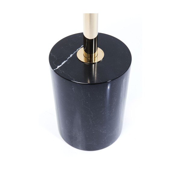 Tavolino nero con base in oro Base, ø 46 cm San Remo - Kare Design-image-3