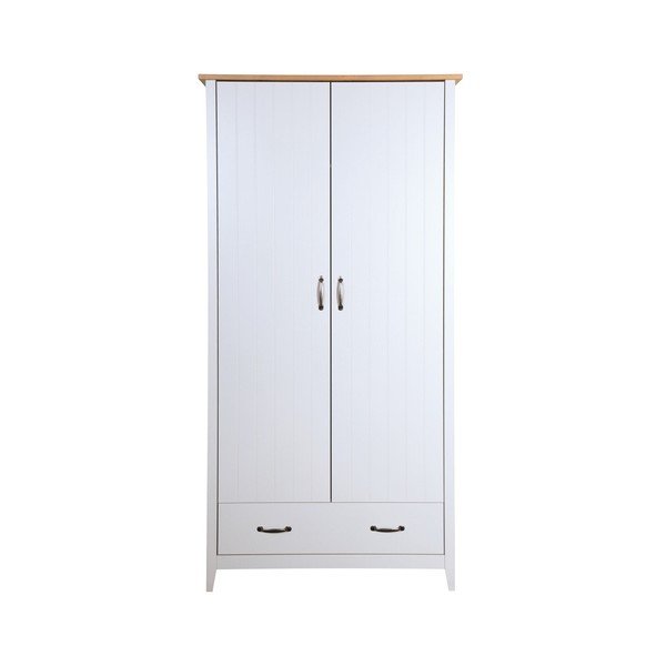 Armadio bianco , 192 x 99 cm Norfolk - Steens