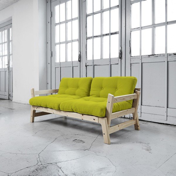 Rozkládací pohovka Karup Step Natural/Pistacio