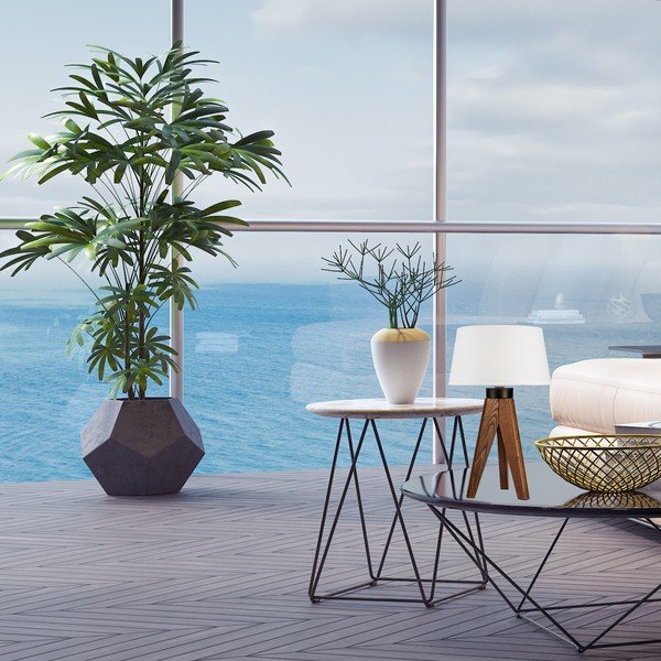 Lampada da tavolo bianca Aida - LAMKUR-image-2