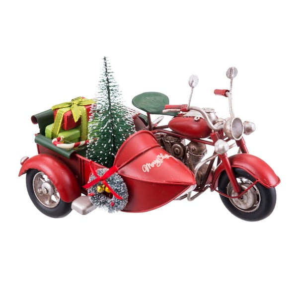 Statuetta natalizia in metallo Motorcycle with Sidecar – Casa Selección