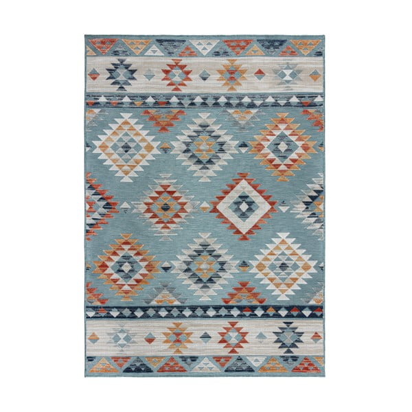 Tappeto blu per interni ed esterni 200x290 cm Avery Blue - Flair Rugs