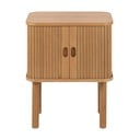Comodino in rovere decorato in colore naturale Langley - Actona