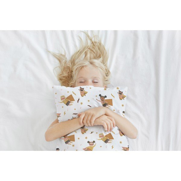 Federa per bambini in raso di cotone 45x45 cm Heroes Fly - Butter Kings-image-1