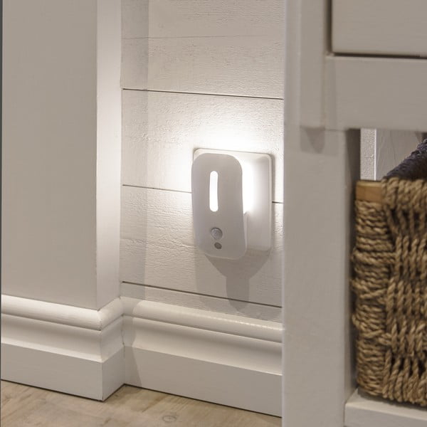 Luce notturna a LED bianca con sensore di movimento - Star Trading-image-1