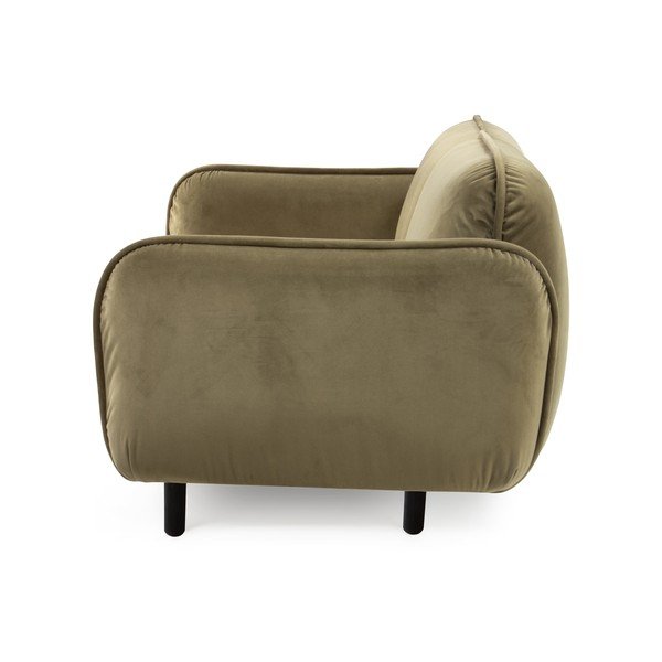 Divano in velluto verde 188 cm Bean - EMKO-image-3