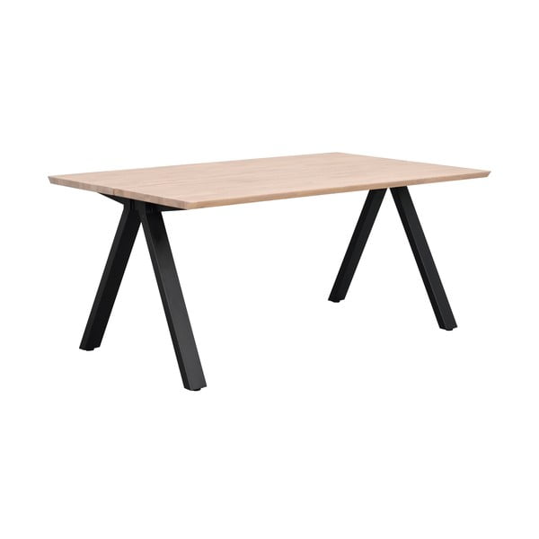 Tavolo da pranzo pieghevole con piano in rovere 170x100 cm Carradale - Rowico-image-3