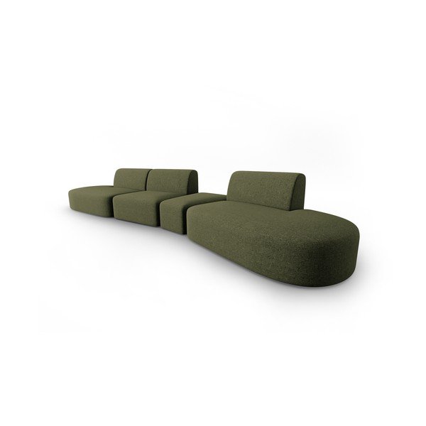 Divano verde 412 cm Shane - Micadoni Home-image-1