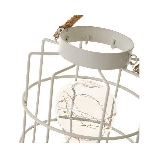 Lampada da tavolo bianca (altezza 20,5 cm) - Casa Selección-image-2
