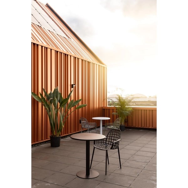 Tavolo da pranzo rotondo in metallo ø 70 cm Metsu - Zuiver-image-1