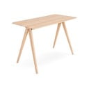 Scrivania in rovere massiccio 60x120 cm Ava – Gazzda