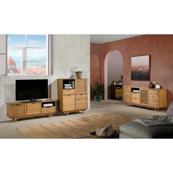 Cassettiera in legno di pino Dakar - Marckeric-image-1