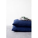 Federa di lino blu navy , 70 x 90 cm Navy - Linen Tales