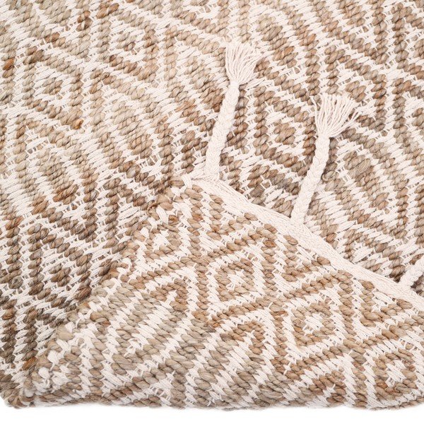 Tappeto di colore naturale in iuta tessuto a mano 110x170 cm Sierra – Nattiot-image-2