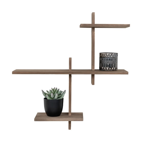 Scaffale a castello in legno di pino in colore naturale Gavi - House Nordic-image-3