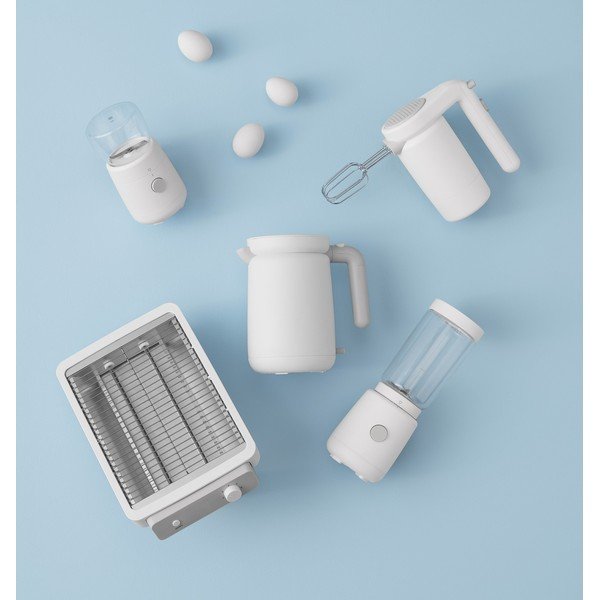 Bollitore bianco in plastica 1 l Foodie – RIG-TIG-image-1