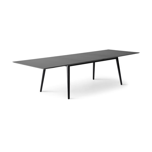 Tavolo da pranzo pieghevole nero con piano nero 100x210 cm Meza - Hammel Furniture-image-1