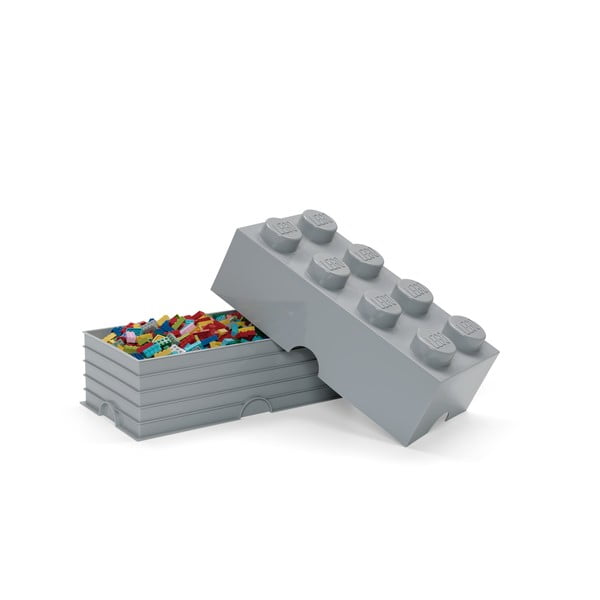 Scatola portaoggetti grigia - LEGO®-image-1