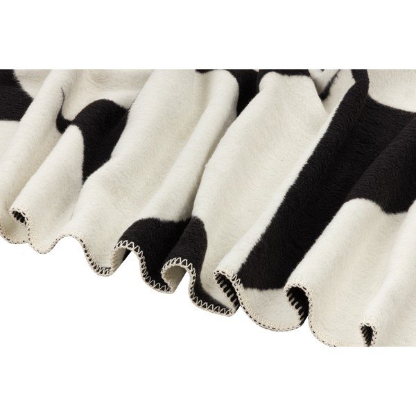 Coperta nera/color crema 150x200 cm Tul – noo.ma-image-4