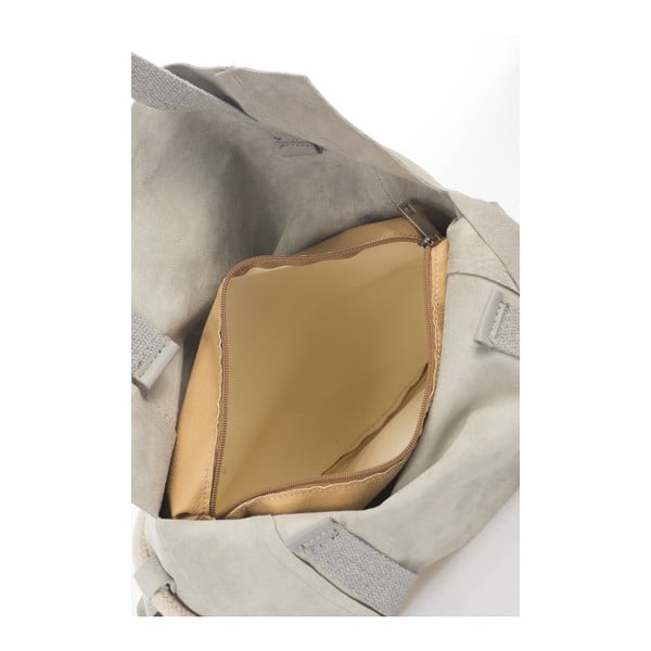 Borsa in pelle grigia Darcy - Giulia Massari-image-3