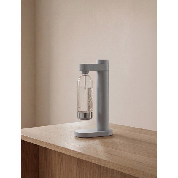 Set per bevande gassate grigia in acciaio inox Brus – Stelton-image-3