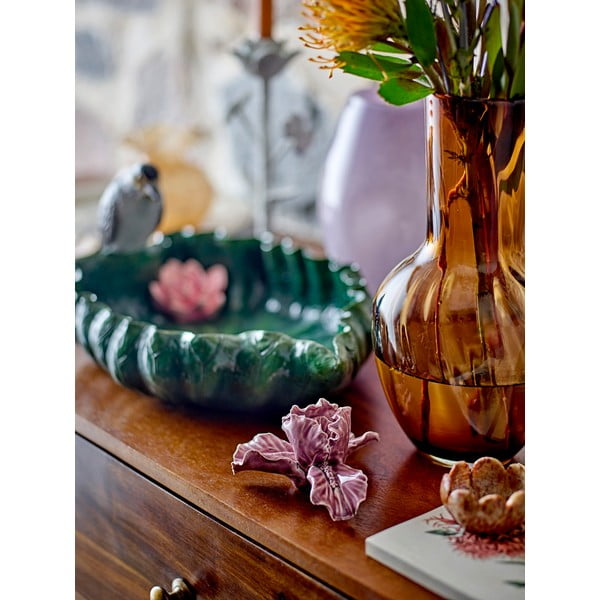 Vaso in vetro marrone fatto a mano (altezza 27 cm) Saiqa - Bloomingville-image-1