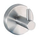 Gancio a parete in acciaio inox in argento opaco Bosio - Wenko