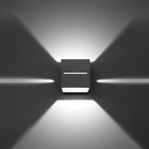 Lampada da parete grigia Lorum - Sollux-image-3