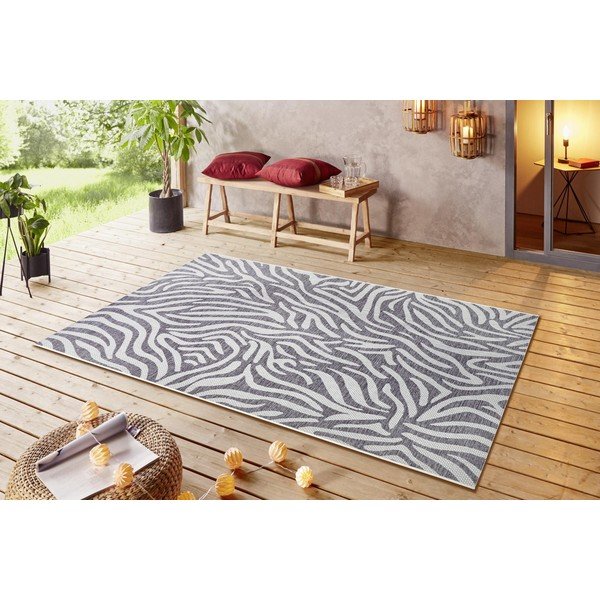 Tappeto per esterni grigio e beige , 160 x 230 cm Cebra - NORTHRUGS-image-1