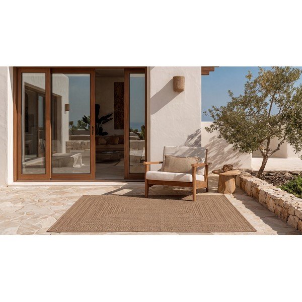Tappeto da interno/esterno di colore naturale 120x170 cm Acra – Universal-image-2