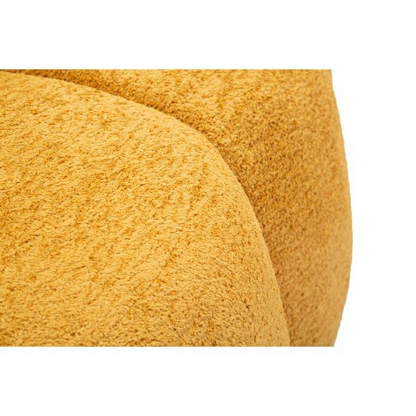 Divano color senape con rivestimento in bouclé 145 cm Ball – Mauro Ferretti-image-4
