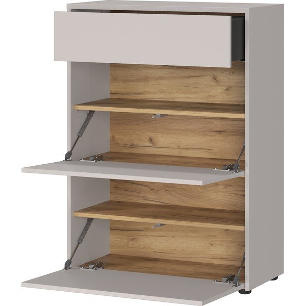Armadietto color crema opaco 70x99x34 cm Binetto – Germania-image-2