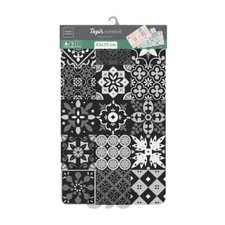 Tappeto nero in PVC 45x75 cm Salou – douceur d'intérieur